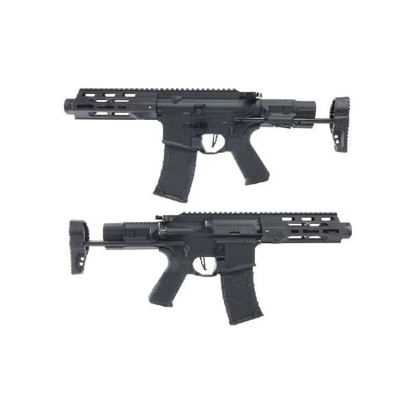 VFC AVALON CALIBUR II PDW AEG + 5 Valken SMAG's (w/ Built-In GATE ASTER + Maple Leaf Internals) - Black