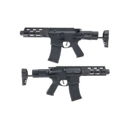 VFC AVALON CALIBUR II PDW AEG + 5 Valken SMAG's (w/ Built-In GATE ASTER + Maple Leaf Internals) - Black