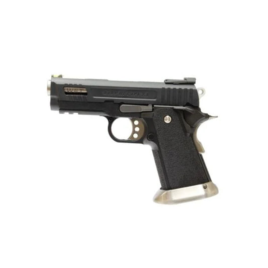 WE Hi-Capa 3.8 Velociraptor Pistol - Black