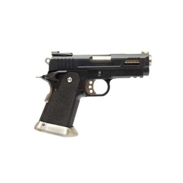 WE Hi-Capa 3.8 Velociraptor Pistol - Black