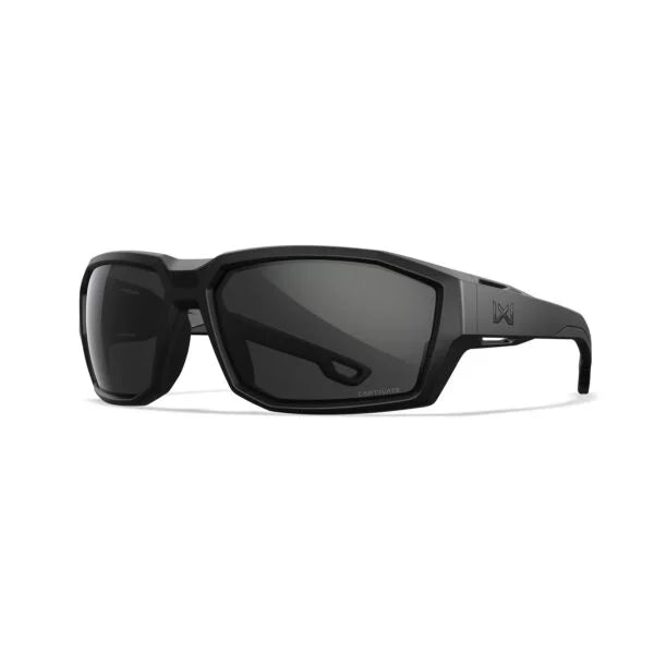 Wiley X ALPINE Ballistic Sunglasses - Matte Black Frame - CAPTIVATE Grey Mirror Lens