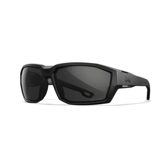 Wiley X ALPINE Ballistic Sunglasses - Matte Black Frame - CAPTIVATE Grey Mirror Lens