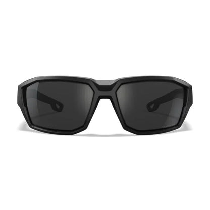 Wiley X ALPINE Ballistic Sunglasses - Matte Black Frame - CAPTIVATE Grey Mirror Lens