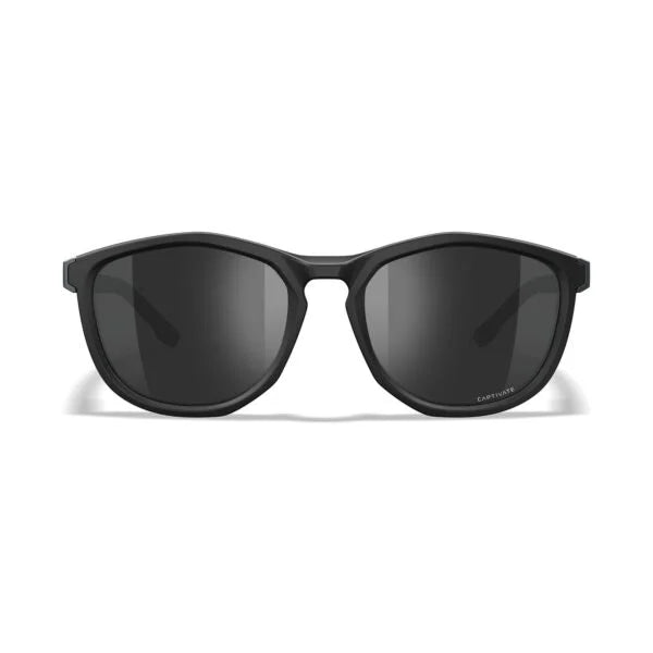 Wiley X Bravo Ballistic Sunglasses - Matte Black Frame - CAPTIVATE Black Mirror Lenses
