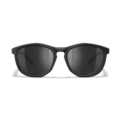Wiley X Bravo Ballistic Sunglasses - Matte Black Frame - CAPTIVATE Black Mirror Lenses