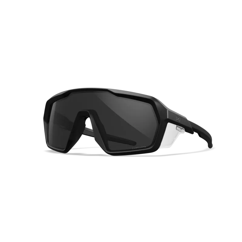 Wiley X Citadel Ballistic Sunglasses - Matte Black Frame - CAPTIVATE Grey Lenses