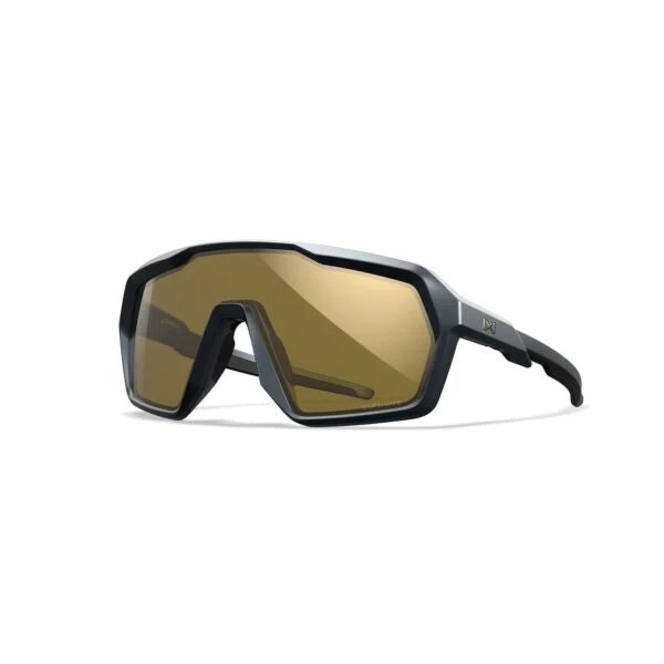 Wiley X Citadel Ballistic Sunglasses - Matte Graphite Grey Frame - CAPTIVATE Gold Mirror Lenses