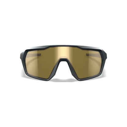 Wiley X Citadel Ballistic Sunglasses - Matte Graphite Grey Frame - CAPTIVATE Gold Mirror Lenses