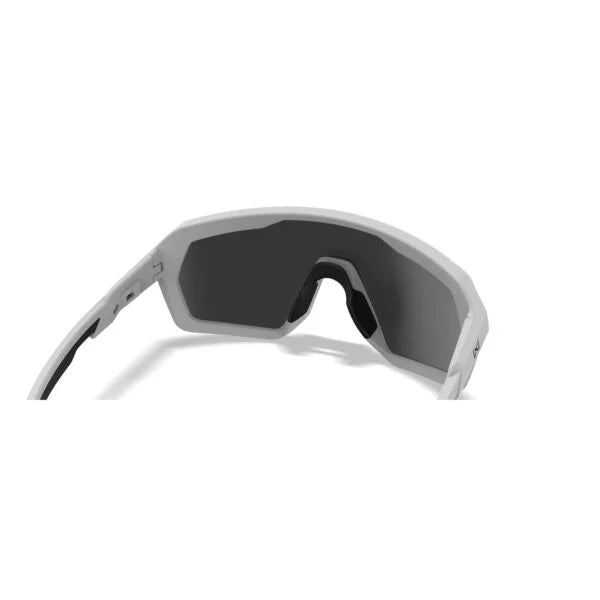 Wiley X Citadel Ballistic Sunglasses - Polished White Frame - CAPTIVATE Red Mirror Lenses