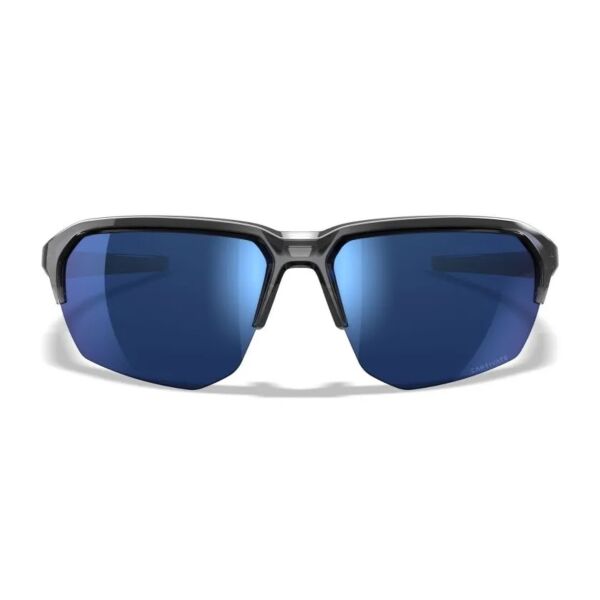 Wiley X JAKL - Crystal Grey Frame - CAPTIVATE Polarised Blue Mirror Lenses