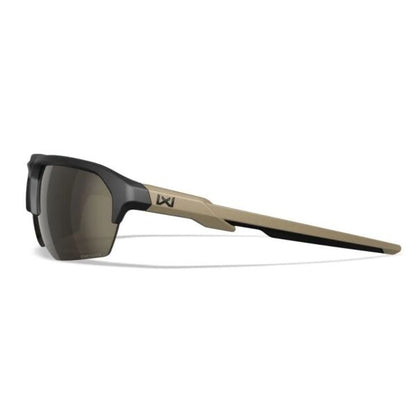Wiley X JAKL - Matte Black Tan Frame - CAPTIVATE Tungsten Lenses