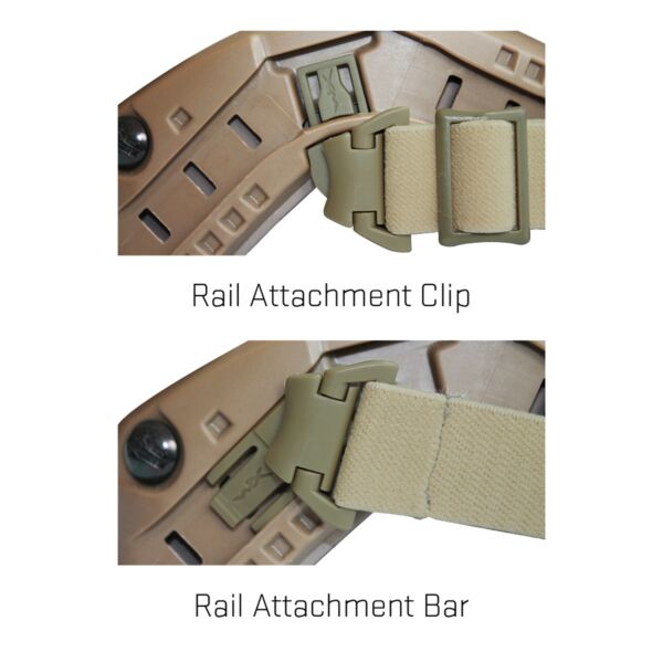 Wiley X NERVE/SPEAR RAS ARC Rail Clip and Bar