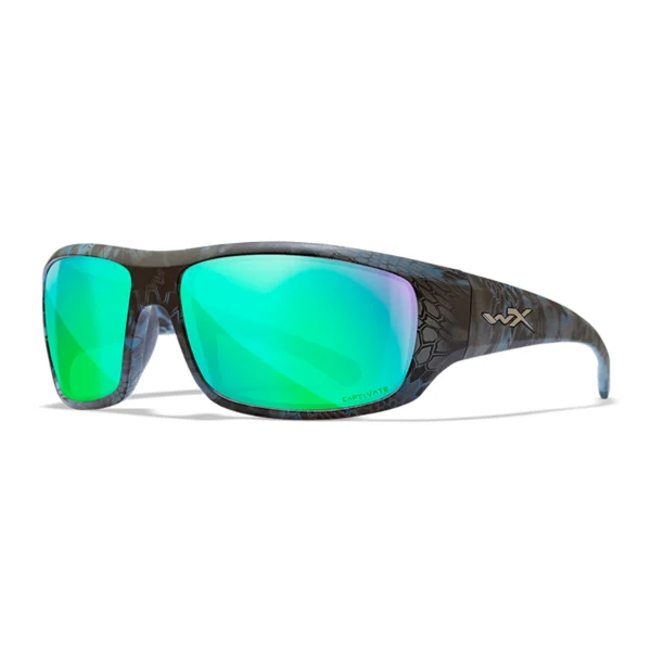Wiley X OMEGA - Kryptek Neptune Frame - CAPTIVATE Polarized Green Mirror Lens