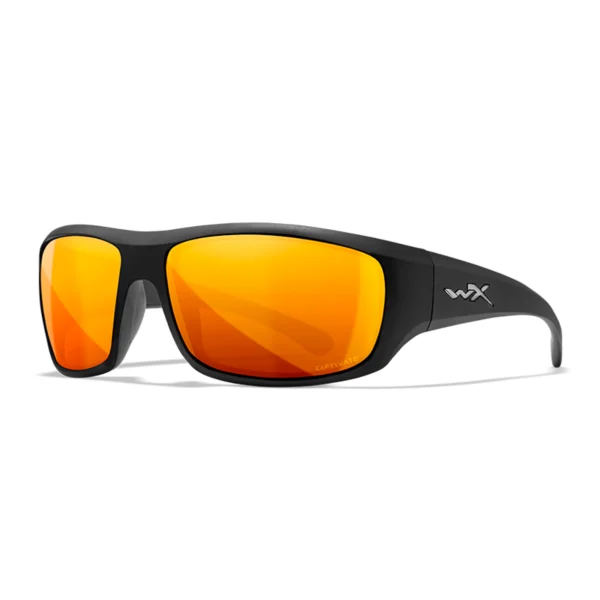 Wiley X OMEGA - Matte Black Frame - CAPTIVATE Polarized Bronze Mirror Lens
