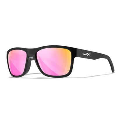 Wiley X OVATION - Matte Black Frame - CAPTIVATE Polarized Rose Gold Mirror Lens