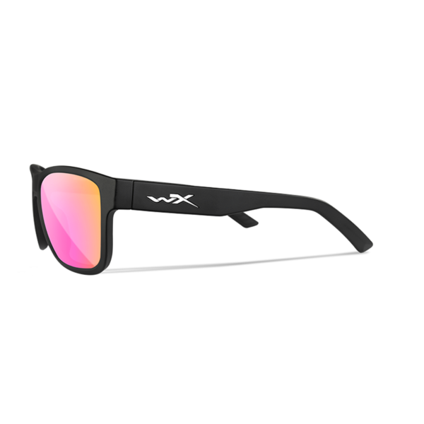 Wiley X OVATION - Matte Black Frame - CAPTIVATE Polarized Rose Gold Mirror Lens