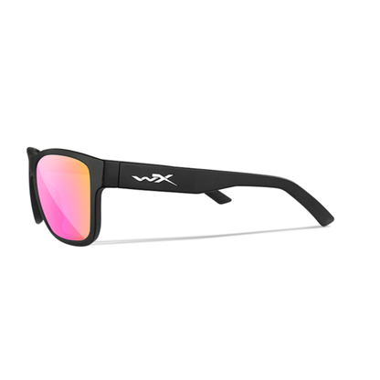 Wiley X OVATION - Matte Black Frame - CAPTIVATE Polarized Rose Gold Mirror Lens