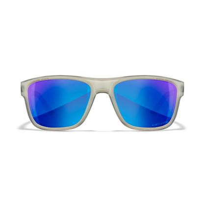 Wiley X OVATION - Matte Slate Frame - CAPTIVATE Polarized Blue Mirror Lens