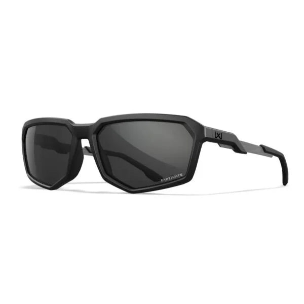 Wiley X RECON - Matt Black Frame - CAPTIVATE Polarized Grey Lens