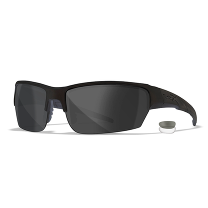 Wiley X SAINT - Matte Black Frame - Grey / Clear Lenses