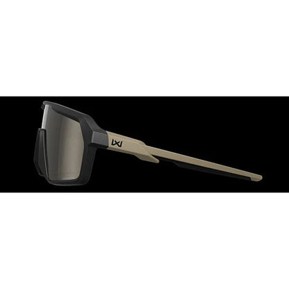 Wiley X Citadel Ballistic Sunglasses - Matte Black/Tan Frame - CAPTIVATE Tungsten Mirror Lenses