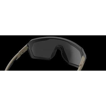 Wiley X Citadel Ballistic Sunglasses - Matte Black/Tan Frame - CAPTIVATE Tungsten Mirror Lenses
