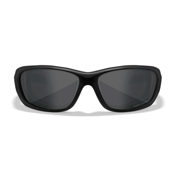 Wiley X Gravity - Matte Black Frame - CAPTIVATE Polarized Grey Lens