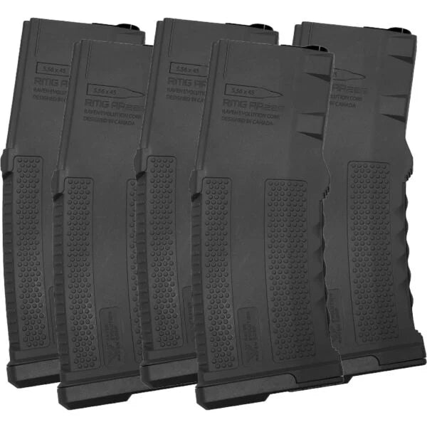 Raven Evolution RMG AR220 Midcap 5 Pack - Black