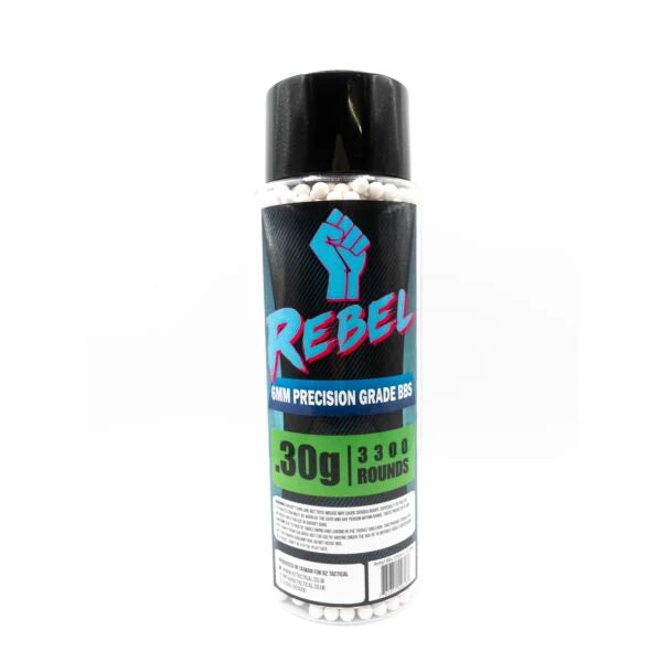 Rebel Precision 6mm BBs 3300ct Bottle - 0.3g