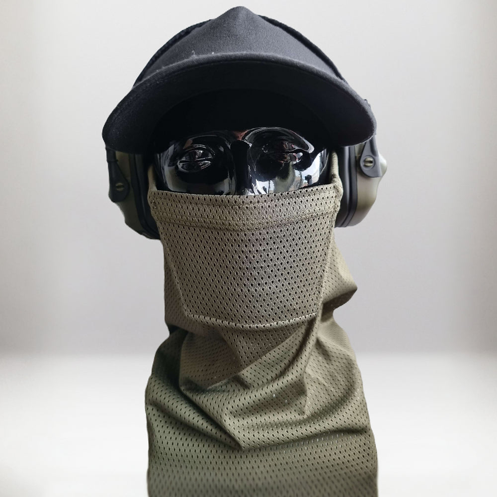 Adaptive Green Airsoft Face Protection Snood