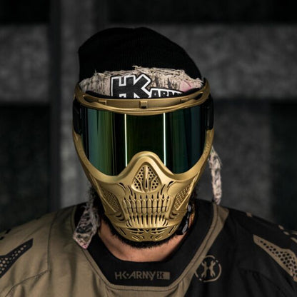 HK Army HSTL Skull Goggle - Metallic Gold