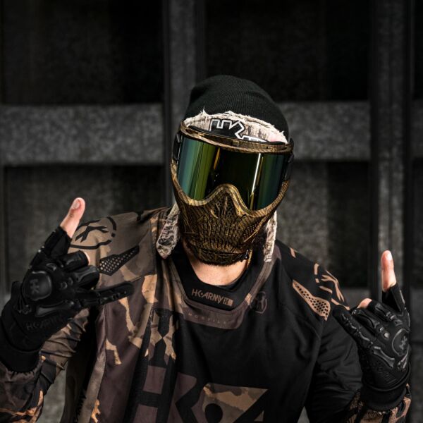 HK Army HSTL Skull Goggle - Machine Gold