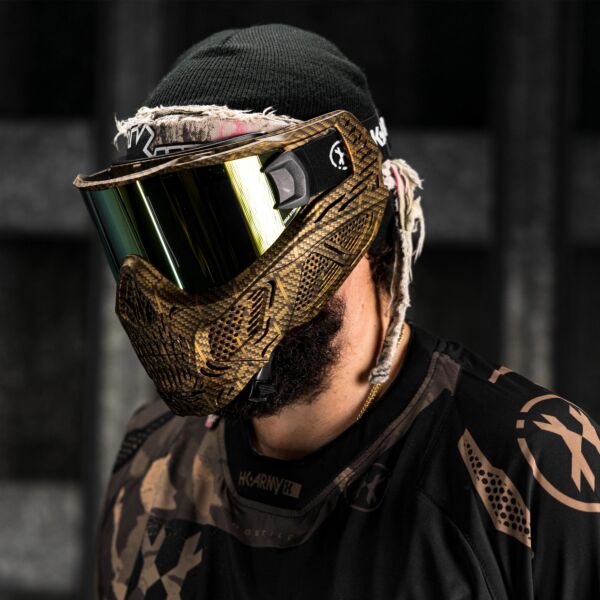 HK Army HSTL Skull Goggle - Machine Gold