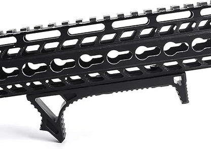 Tactical Mlok Foregrip Aluminum Link Curved Angled Hand Stop