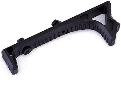 Tactical Mlok Foregrip Aluminum Link Curved Angled Hand Stop