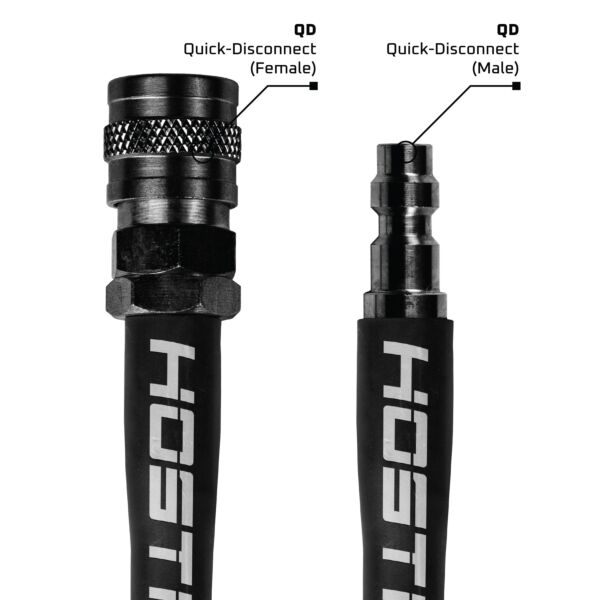 HK Army Hostile AWS Flex Remote Line 42" Hose - Multiple Colours