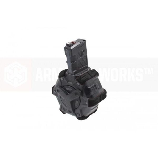 Armorer Works Custom Adaptive Drum Magazine -Black - AR Series
