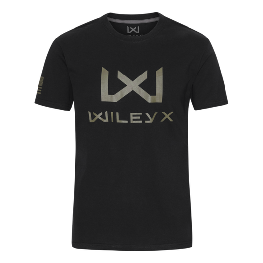 Wiley X CANYON T-Shirt - Onyx Black / Sage Green - XL