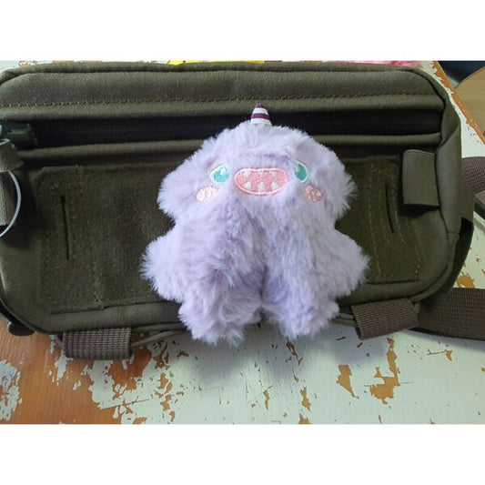 Monster Unicorn Plush Patch (Velcro Backed) - Lilac