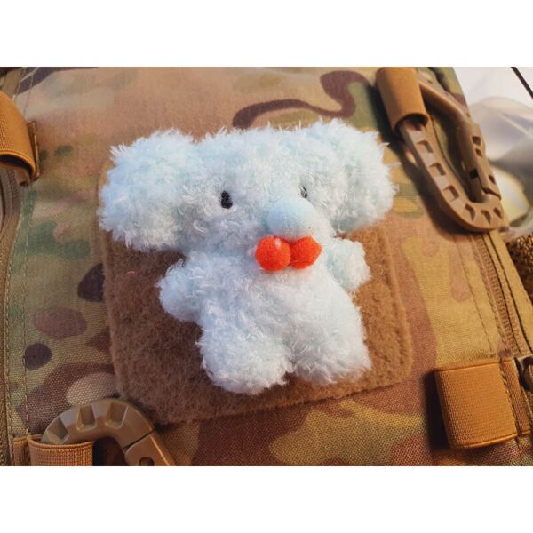 Elphy the Elephant Plush Patch (Velcro Backed)