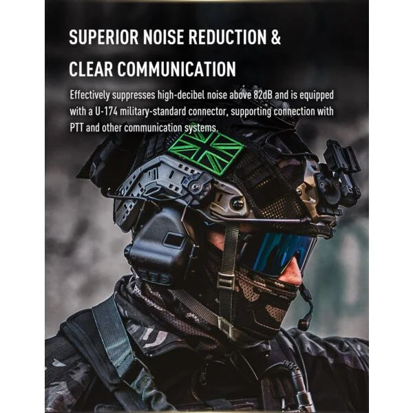 Earmor M32 Plus Tactical Headset With Mic