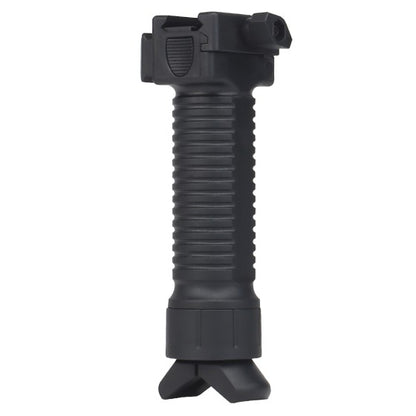 NUPROL BIPOD GRIP RAILED - BLACK