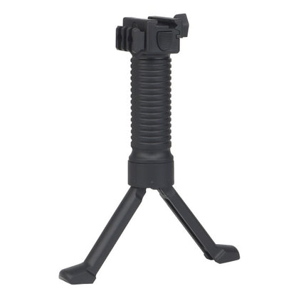 NUPROL BIPOD GRIP RAILED - BLACK