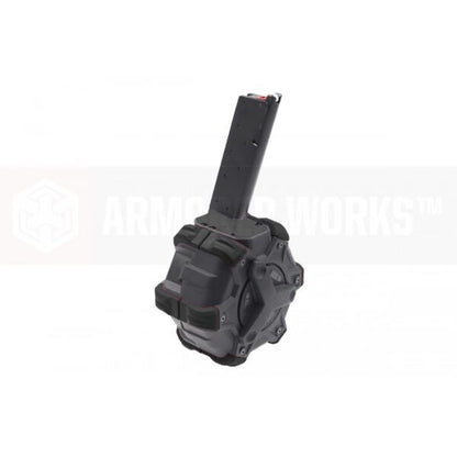 Armorer Works Custom Adaptive Drum Magazine - Black - 1911/NE Series