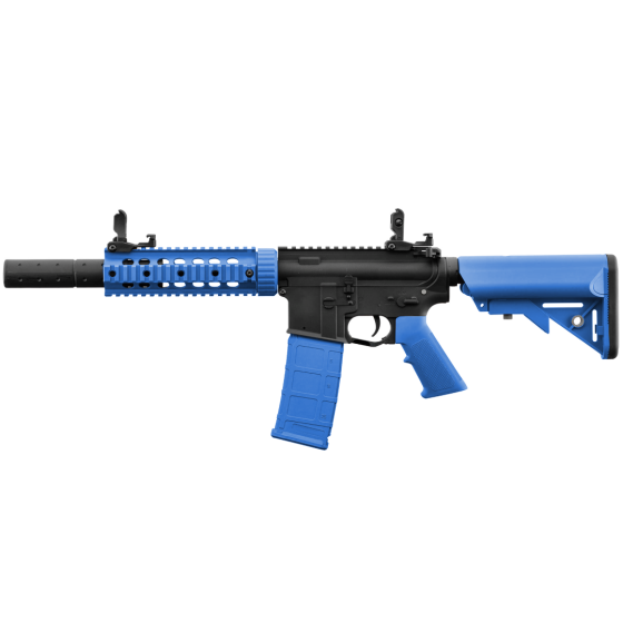 DELTA PIONEER M4SD AEG RIFLE (DUAL TONE) (BLACK|BLUE) - Killer Instinct Tactical
