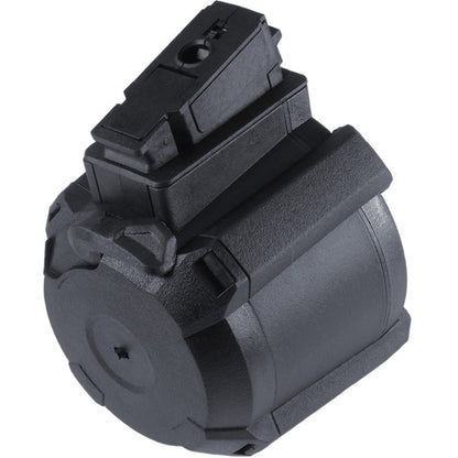 AK LP-Drum Magazine AEG 1200R (Drum|Auto-Button) (Black)