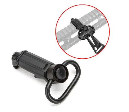 Quick Release Detach QD Sling Swivel Attachment w/ 20mm Picatinny Rail Mount