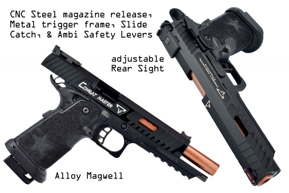 EMG x STACCATO x TTI Licensed JW3 2011 Combat Master Airsoft Pistol (R620)