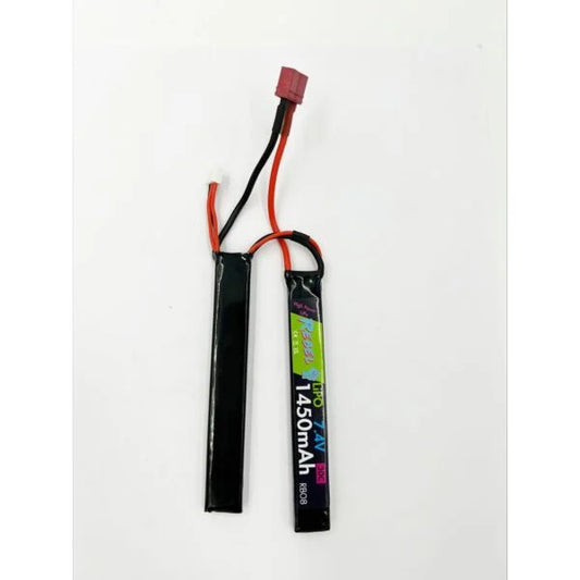 Rebel Battery - 1450mAh Lipo 7.4V 30C Nunchuck - Deans