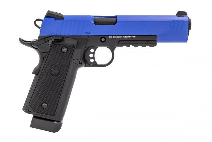 RAVEN HI-CAPA R14 RAILED DUAL TONE BLUE